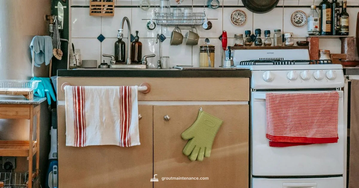 Tan Grout in Tile - Grout Maintenance