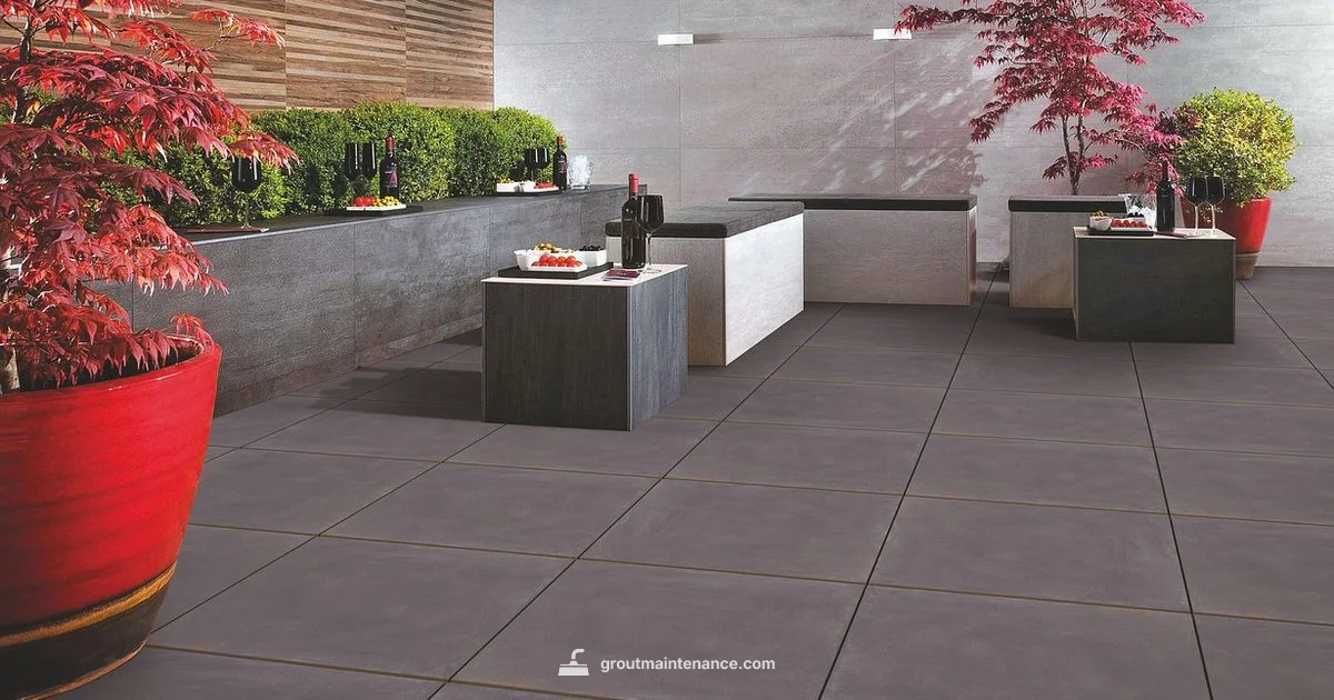 Grout on Vinyl - Grout Maintenance