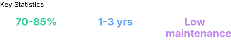 Infographic showing grout care metrics for Raleigh NC homes