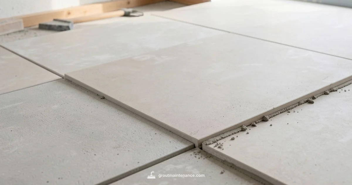 Premix Grout Basics - Grout Maintenance