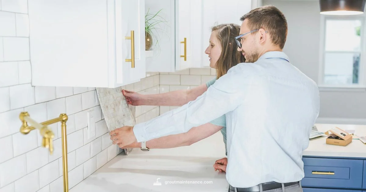 Sanded Grout in a Tube - Grout Maintenance