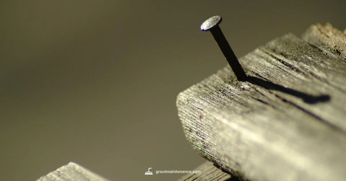 Nail in Grout? - Grout Maintenance
