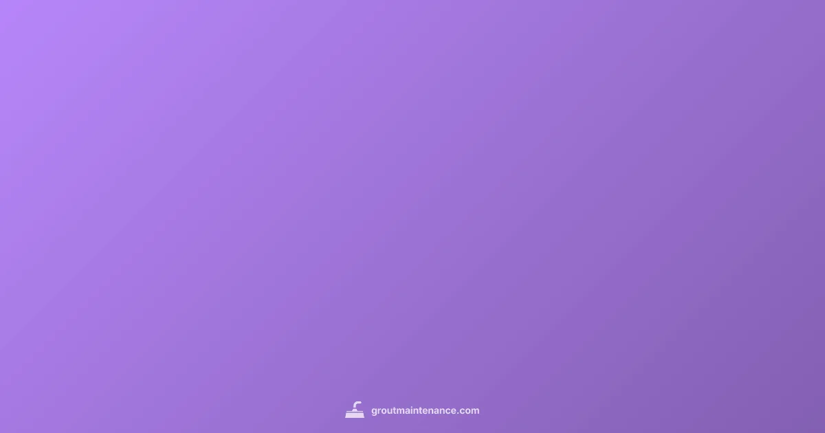 Shiny Grout Guide - Grout Maintenance (illustration)