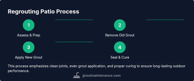 Process diagram for regrouting patio