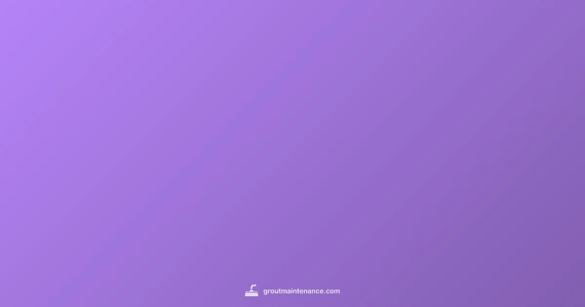 No Grout Tile Look - Grout Maintenance (illustration)