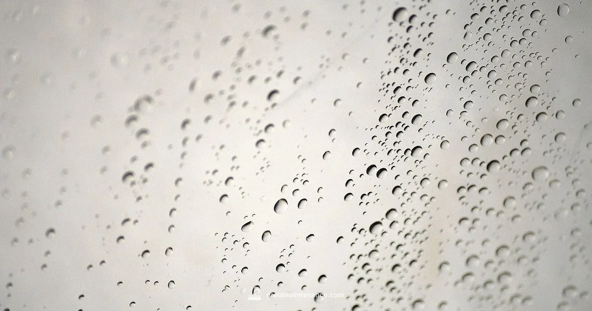 Moisture in Grout Lines - Grout Maintenance