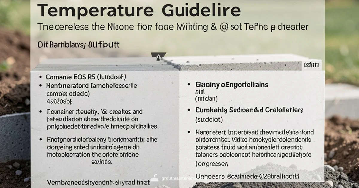 Outdoor Grout Temps Outdoor Grout Temps - Grout Maintenance