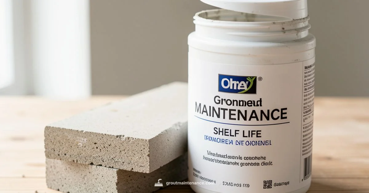 Opened Grout Shelf Life - Grout Maintenance