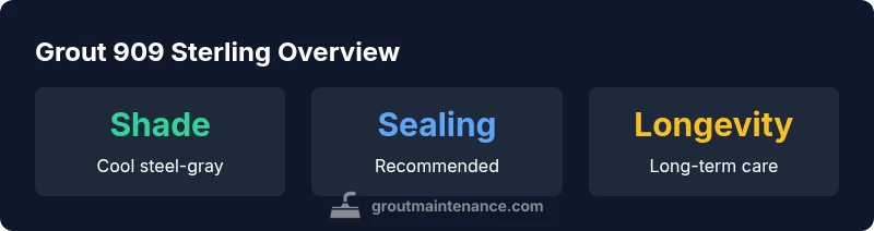 Tailwind infographic showing 909 Sterling characteristics